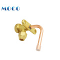 Air conditioner refrigeration valve/ac service split valve/brass fitting